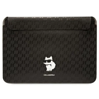 Kryt Karl Lagerfeld Sleeve KLCS14SAKHPCK 14 inch black Saffiano Monogram Choupette