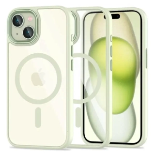 Kryt Tech-Protect MagMat MagSafe Apple iPhone 15 green/clear