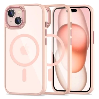 Kryt Tech-Protect MagMat MagSafe Apple iPhone 15 pink/clear