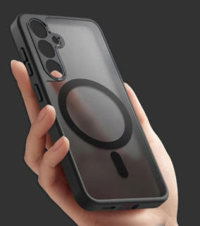 Kryt Full Matte Mag Cover pro SAMSUNG Galaxy A37, barva černá