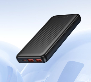 Powerbanka Borofone 10000mAh BJ80 2xUSB + Type-C - QC 3.0 22,5W - černá