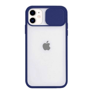 Gelové modré CAMERA PROTECTION pouzdro na HUAWEI P40 Lite