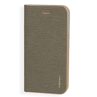 Vennus Knížkové pouzdro s rámečkem pro Apple iPhone 13 , barva šedá
