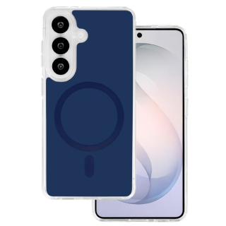 Glossy Magsafe Case for Samsung Galaxy S24/S25 , barva modrá
