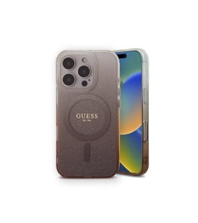 Kryt Guess GUHMP16XHGRCELW Apple iPhone 16 Pro Max hardcase IML Glitter Gradient MagSafe brown