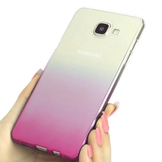 Ultratenké gelové růžové ombre pouzdro na XIAOMI Mi6