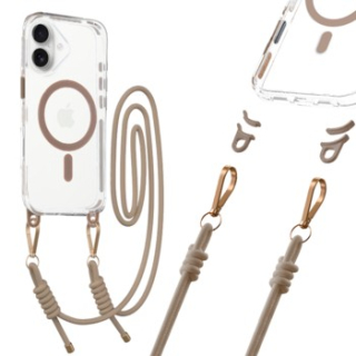 Tel Protect Strap Kryt ClearCase pro Apple iPhone 17 , barva zlatá