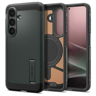 Kryt Spigen Tough Armor Mag MagSafe Samsung Galaxy S26 Abyss Green