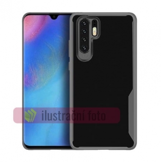 Gelové šedé BUMPER pouzdro na HUAWEI Y5p / HONOR 9S