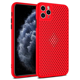 Gelové červené AIR TPU pouzdro na HUAWEI P40 Lite