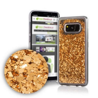 Gelové zlaté LIQUID pouzdro na XIAOMI Redmi Note 8T