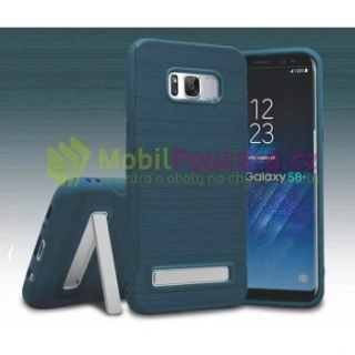 Gelové modré BRUSHED STAND pouzdro na SAMSUNG G950 Galaxy S8