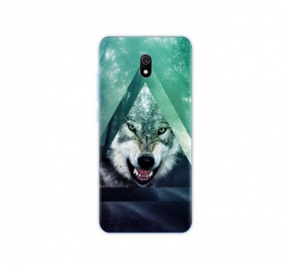 Gelové pouzdro s obrázkem na XIAOMI Redmi 8A - vzor WILD WOLF