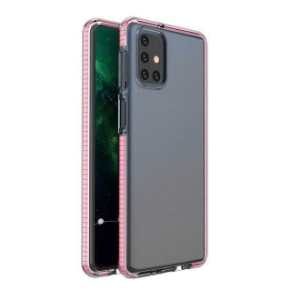 Gelové světle růžové pouzdro SHOCK na SAMSUNG M317 Galaxy M31s