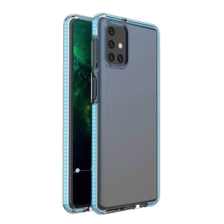 Gelové světle modré pouzdro SHOCK na SAMSUNG M317 Galaxy M31s