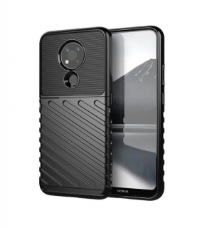 Gelové černé THUNDER SHIELD pouzdro na NOKIA 3.4