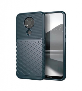 Gelové modré THUNDER SHIELD pouzdro na NOKIA 3.4