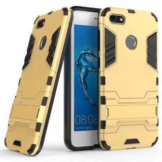 Hybridní zlaté ARMOR STAND pouzdro na HUAWEI P9 Lite Mini