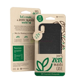 Ekologické gelové černé ZERO WASTE pouzdro na HUAWEI Y5 (2019) / Honor 8S