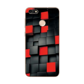 Gelové pouzdro s obrázkem na HUAWEI P9 Lite Mini - vzor 3D CUBES