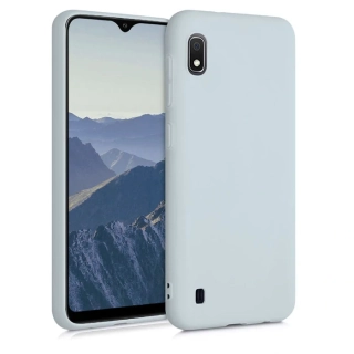 Ultratenké gelové šedo-modré pouzdro na SAMSUNG A105 Galaxy A10