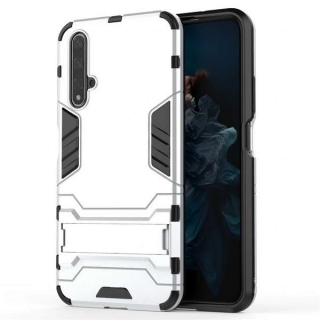Hybridní stříbrné ARMOR STAND pouzdro na APPLE iPhone 6 Plus 5.5