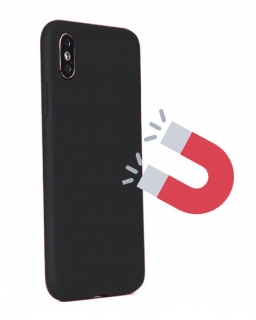 Ultratenké gelové černé pouzdro FORCELL MAGNET na HUAWEI Mate 20 Lite