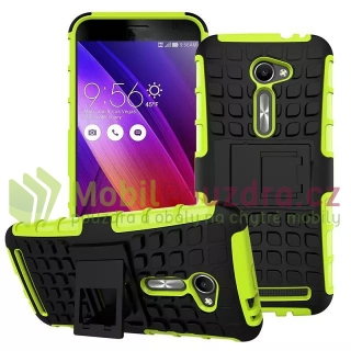 Hybridní zelené STAND pouzdro na ASUS ZenFone 2 ZE500CL