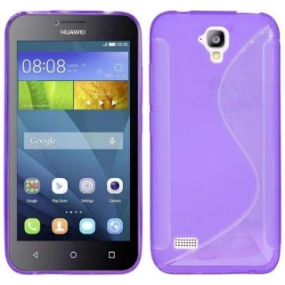 Gelové fialové S-LINE pouzdro na HUAWEI Y5