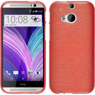 Gelové červené FILIFORM pouzdro na HTC One M8