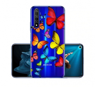 Gelové pouzdro s obrázkem na HONOR 20 / Nova 5T - vzor BUTTERFLIES