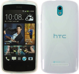 Gelové čiré X-LINE pouzdro na HTC Desire 500