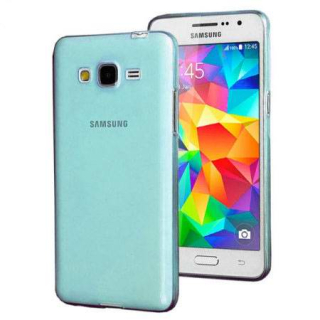 Ultratenké gelové modré pouzdro na SAMSUNG G530 Galaxy Grand Prime
