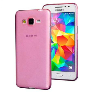 Ultratenké gelové růžové pouzdro na SAMSUNG G530 Galaxy Grand Prime