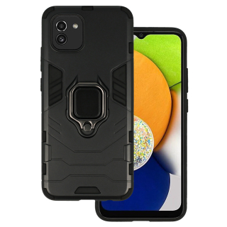 Kryt odolný Ring Armor pro Samsung Galaxy A03 , barva černá