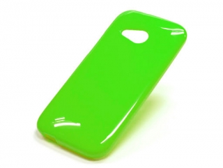 Gelové zelené pouzdro na HTC One Mini 2