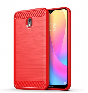 Gelové červené ARMOR STYLE pouzdro na XIAOMI Redmi 8A