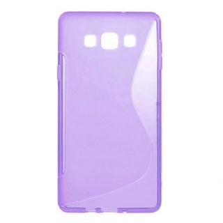 Gelové fialové S-LINE pouzdro na SAMSUNG A700F Galaxy A7