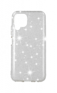 Gelové třpytivé stříbrné pouzdro SHINNING na HUAWEI P40 Lite
