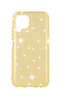 Gelové třpytivé zlaté pouzdro SHINNING na HUAWEI P40 Lite