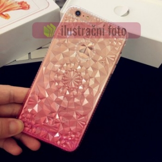 Gelové růžove pouzdro CRYSTAL OMBRE na APPLE iPhone 6 Plus (5.5)