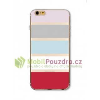 Ultratenké gelové pouzdro s obrázkem na APPLE iPhone 7 (4.7) / iPhone 8 (4.7) / iPhone SE (2020) - vzor STRIPES