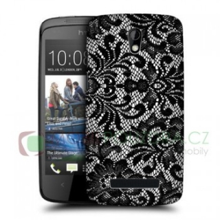 HEADCASE pouzdro na HTC Desire 500 - vzor DAMASK LACE