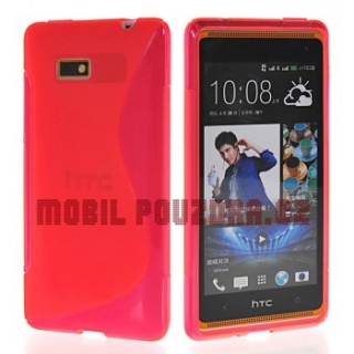 Gelové růžové S-LINE pouzdro na HTC Desire 600