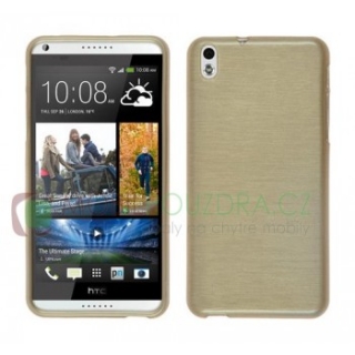 Gelové zlaté FILIFORM pouzdro na HTC Desire 816