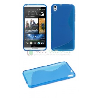 Gelové modré S-LINE pouzdro na HTC Desire 816