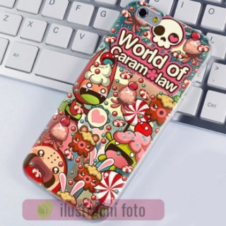 Gelové pouzdro s obrázkem na HONOR 7X - vzor CANDY LAND