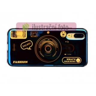 Gelové pouzdro na HUAWEI P20 - vzor RETRO CAMERA