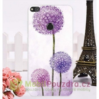 BACKCASE pouzdro na HUAWEI P9 Lite (2017) - vzor PURPLE DANDELIONS