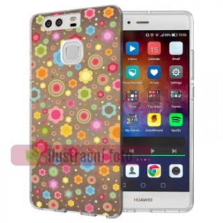 Gelové pouzdro s obrázkem na HUAWEI P9 Lite (2017) - vzor FLORAL PATTERN